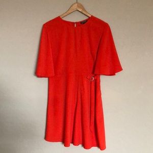 Topshop Tangerine Dress Size 8
